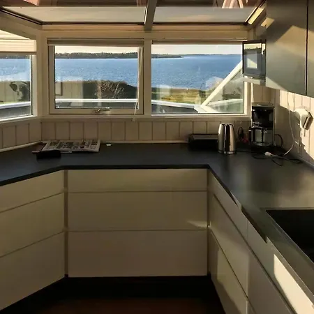Waterfront House In First Row At Fyns Hoved